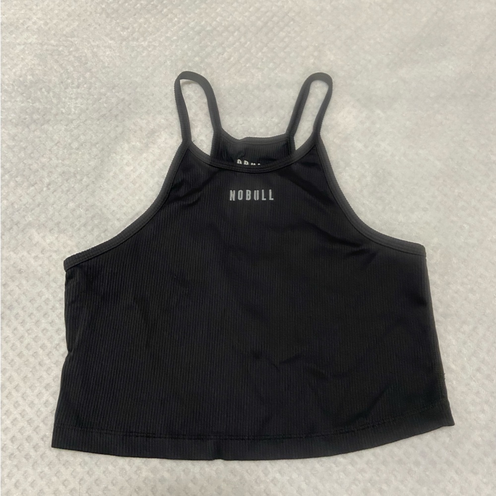 NOBULL Black Ribbed Tank Top